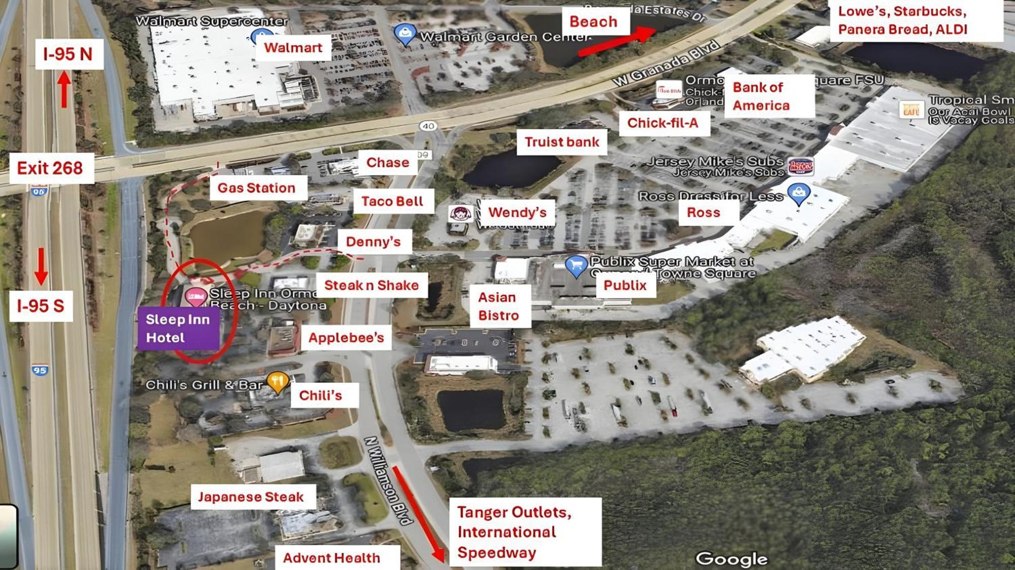Sleep Inn Ormond Beach - Daytona Bagian luar foto